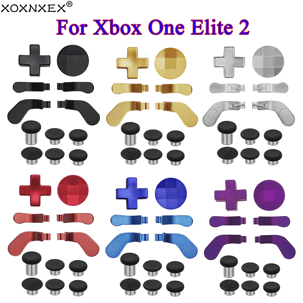 

1Set Analog Buttons For Xbox Elite Series 2 Gamepad Thumbsticks Grips Adjustment Tool D-Pad Paddles Trigger Stick