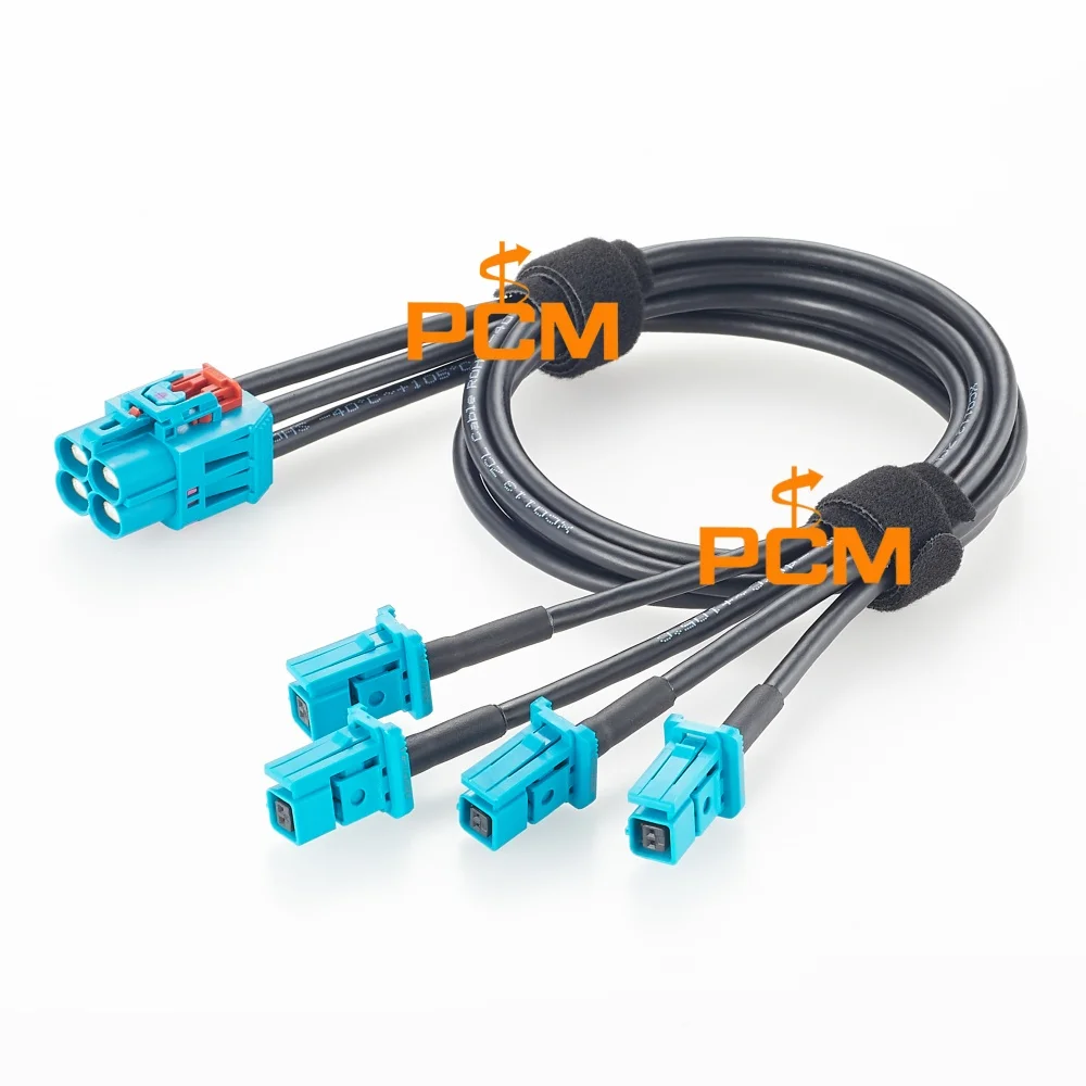Фото TE GEMnet 1-2386629-4 Z Code Jack на MATEnet 2302510-9 Jack автомобильный Ethernet-кабель для ADAS ECU, камеры и автомобильной сети. №2