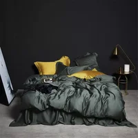 100% Silk Bedding Set Healthy Pure Silk Luxury Queen King Duvet Cover Flat Sheet Pillowcase Bed Linen Set