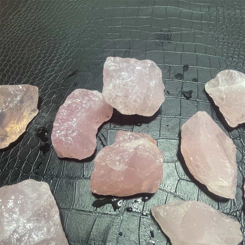 Партия 500 г оригинальный натуральный розовый кварц искусственный кристалл