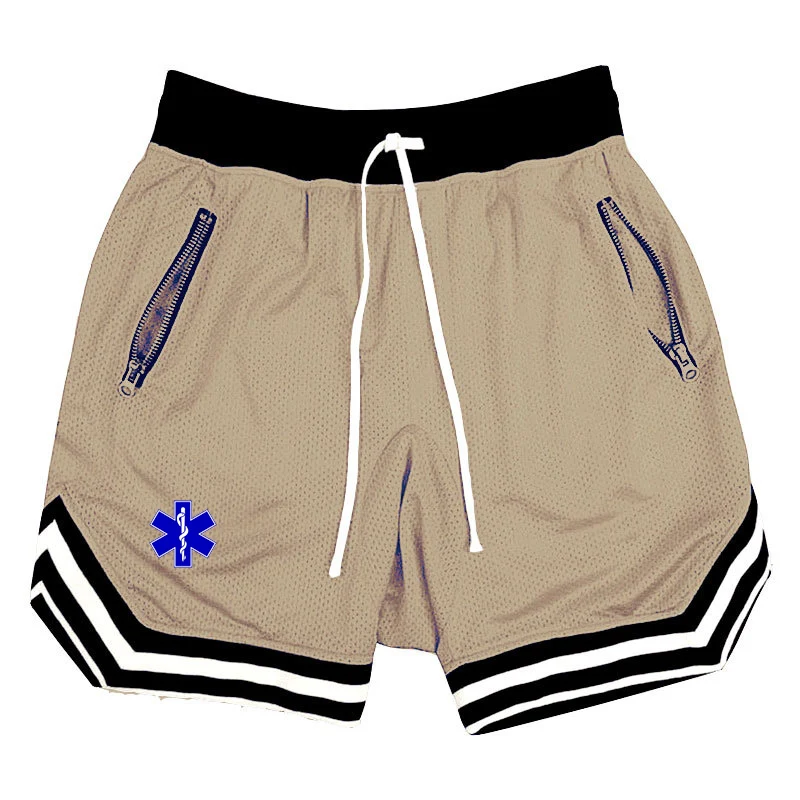 

EMT Emergency Ambulance 2023 men's summer new best-selling printed shorts fashion fitness shorts sports breathable casual shorts