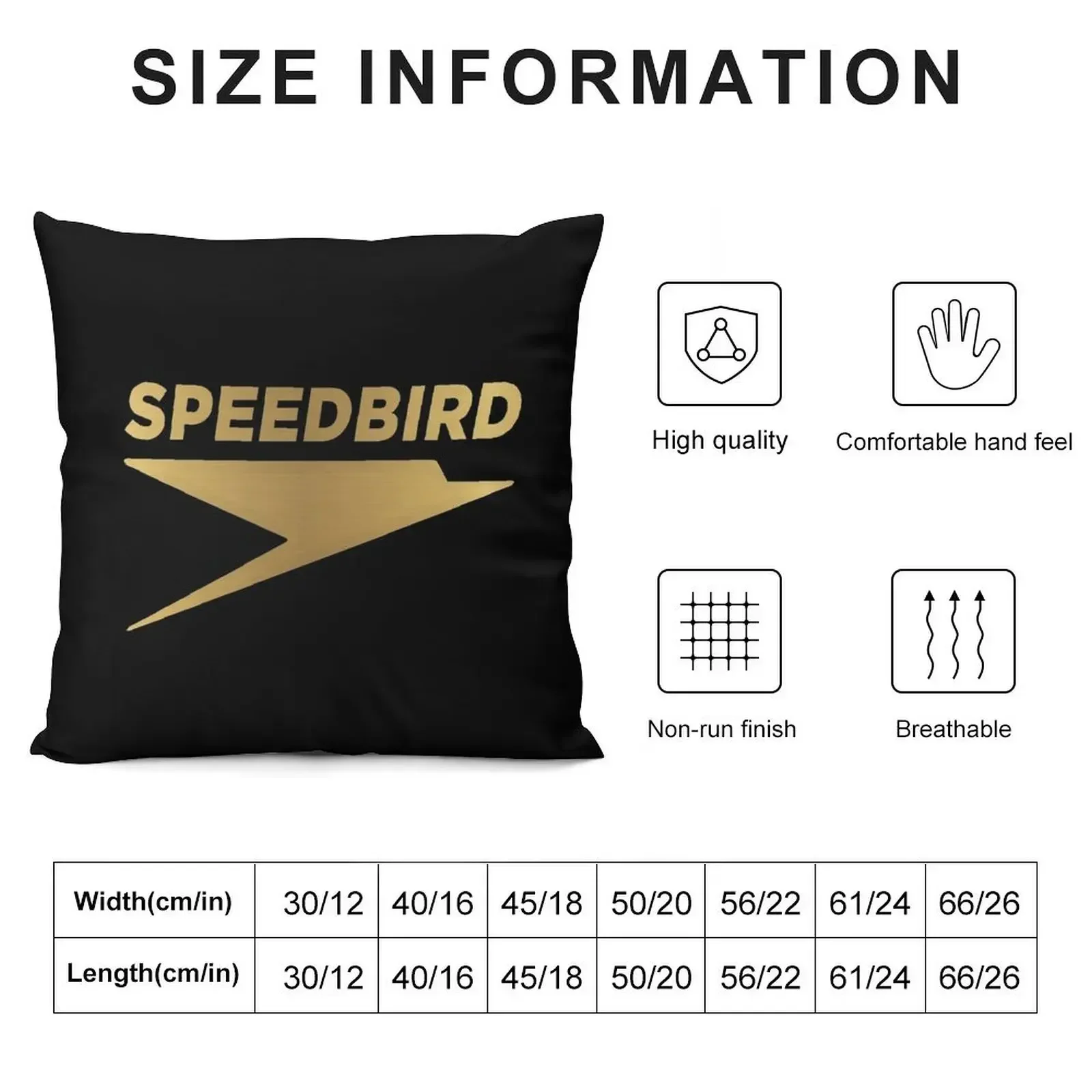 Speedbird Классическая авиационная подушка