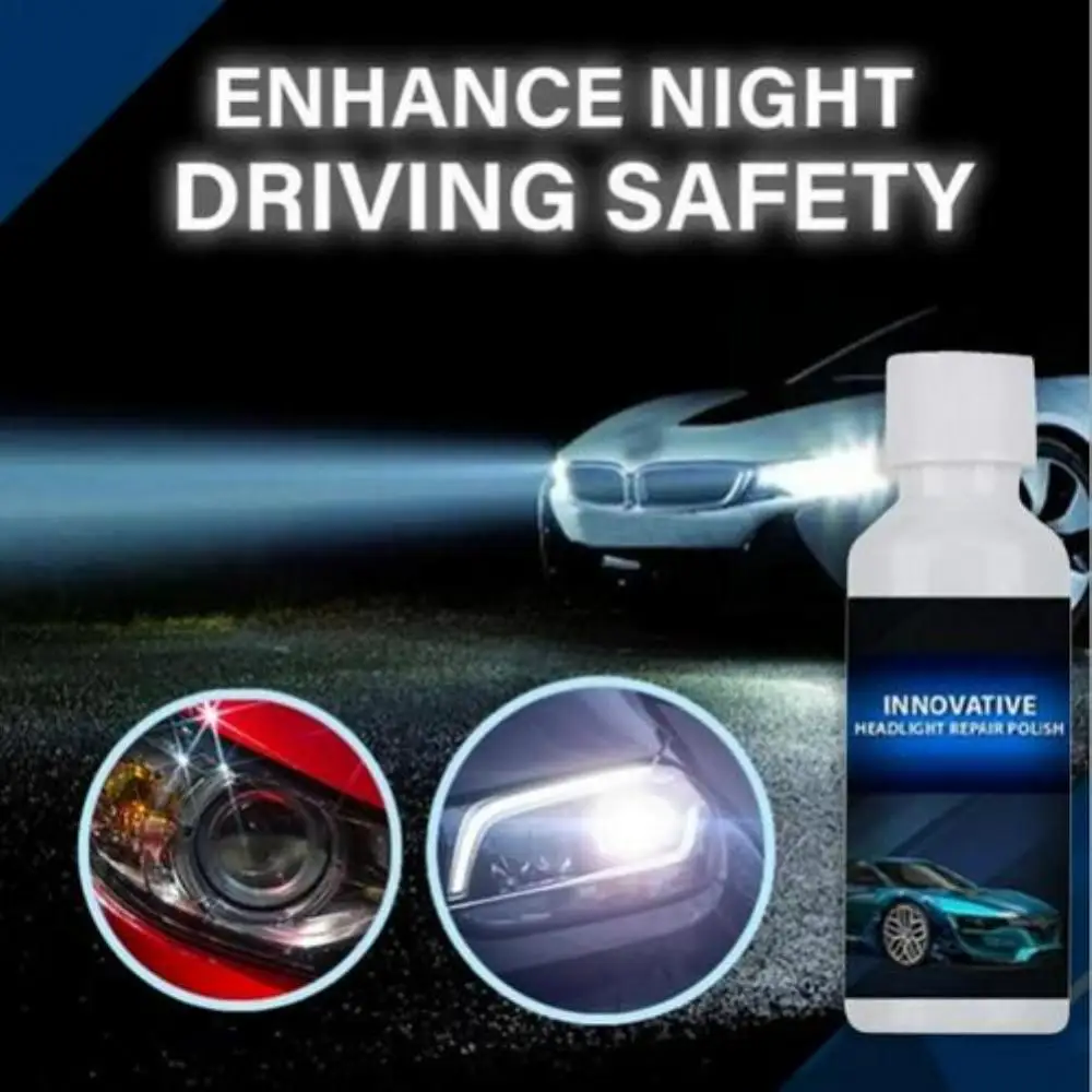 

Universal Car Headlight Repair Fluid Headlight Coating Refurbishment Repair Agent Effective Headlight Repair Fluid Portable