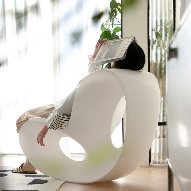 

Trending Creative Ins Rocking Chair Living Room Balcony Sun Lounger Lazy Casual Rocking Chair