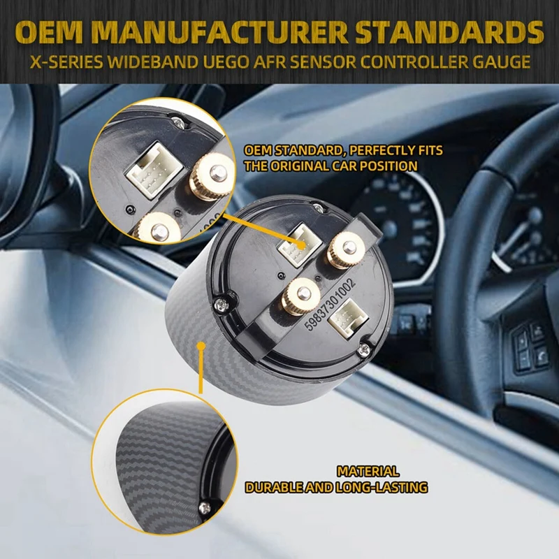 1 комплект 30-0300 X-Series широкополосный манометр 52 мм 2 1/2 дюйма O2 UEGO контроллера