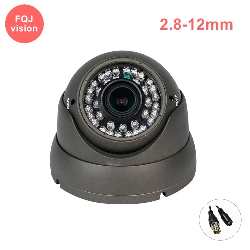 

5MP Varifocal Indoor AHD Surveillance CCTV Camera Home Security 4xZoom Manual Lens High Resolution BNC Analog Dome Camera 30M IR