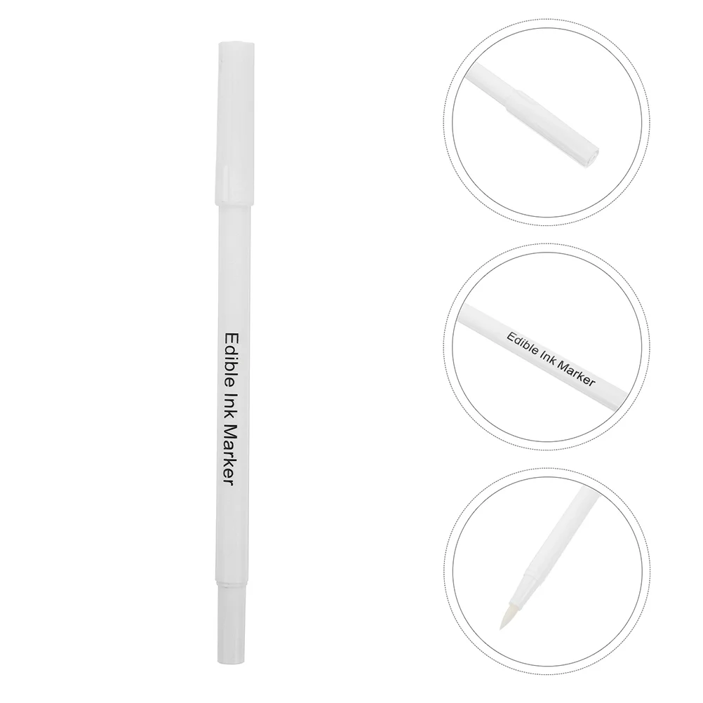 

Edible Pen Pens Cake Marker Coloring Markers Decorating White Grade Fondant Cookie Fine Pigment Tip Brush Writers Tool Ink Draw