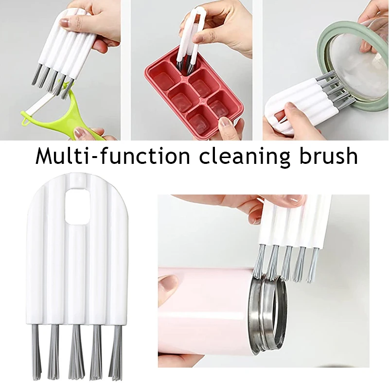 

New Multifunctional Flexible Gap Brush Cup Cover Groove Gap Brush Household Soft Bristles Cleaning Brush Cepillo De Limpieza