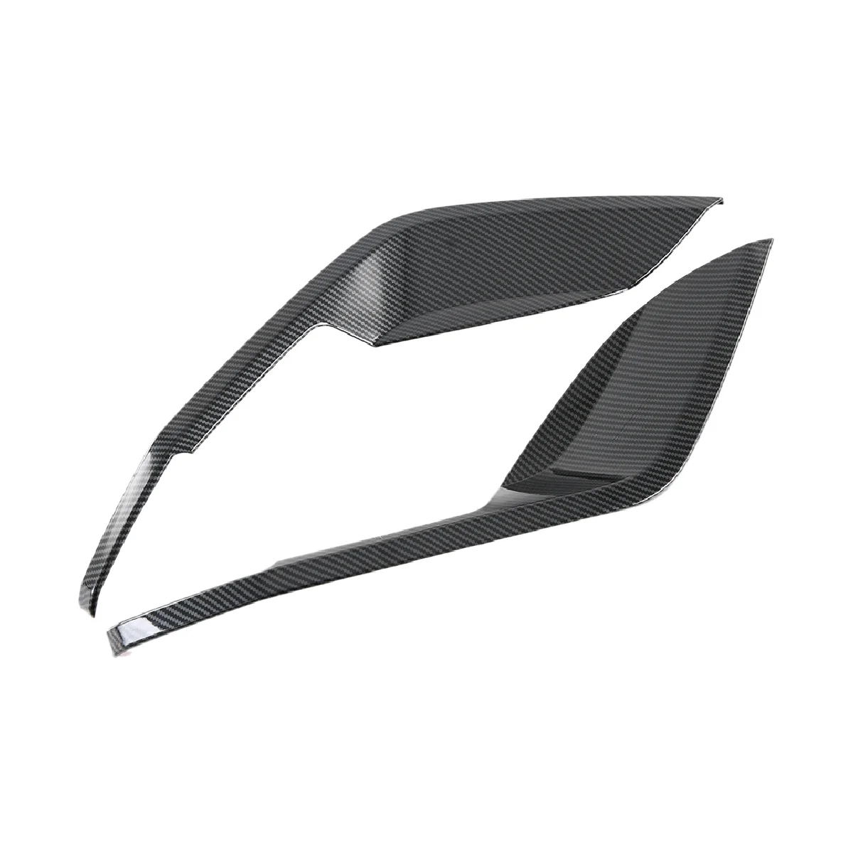 

Car Carbon Fiber ABS Front Fog Light Trim Bezel Cover Trim Stickers for Dolphin Atto1 EA1 2022 2023