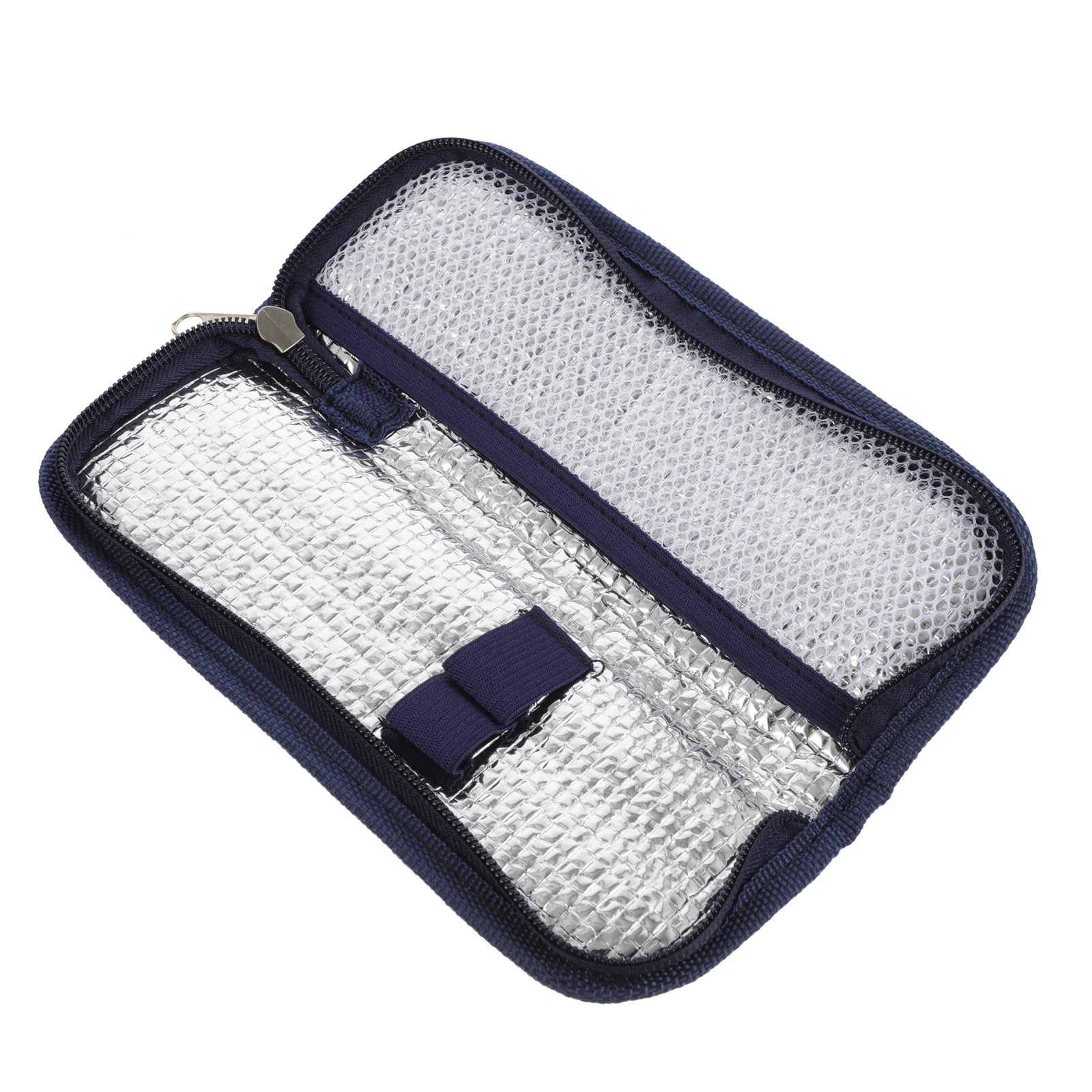 

1Pc Ice Bag Portable Insulin Refrigerator Box Insulin Cooler Insulin Case (Navy)