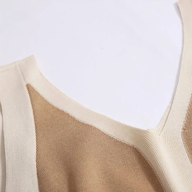 Женский Комплект Trikotazh Itoolin Состоящий Из 2 Предметов Топ С V-образным Вырезом И