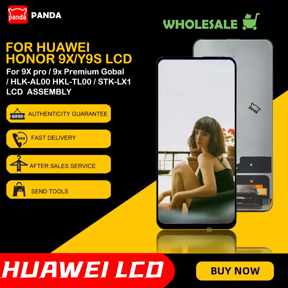 

For Huawei Honor 9X Lcd Touch Y9s Screen Digitizer HLK-AL00 TL00 Assembly For Honor 9X Premium Gobal STK-LX1 Display