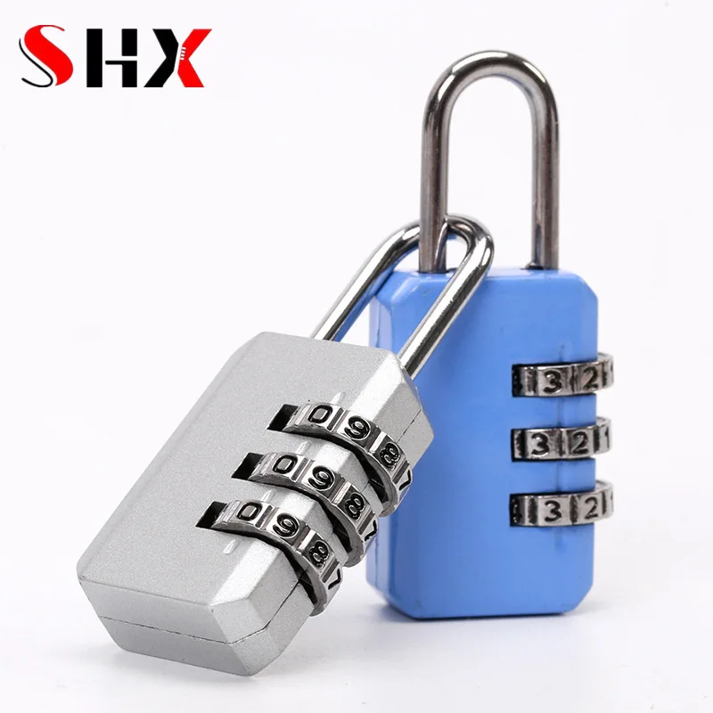 

4 Digits Multifunctional Combination Lock Luggage Fitness Cabinet Backpack Travel Anti-theft Aluminum Alloy Combination Padlock