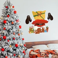christmas gifts boots christmas wallpaper living room room decoration wall stickers self adhesive wholesale wall stickers