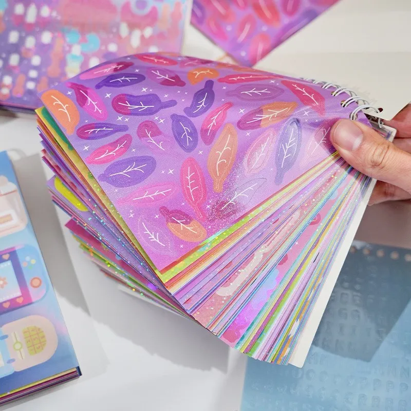 

60 шт., лазерные наклейки в виде звезд и сердца