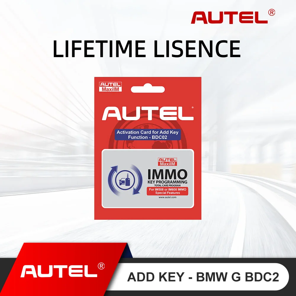 

Autel MaxiIM Authorization для добавления ключа для BMW G-Chassis Series BDC2