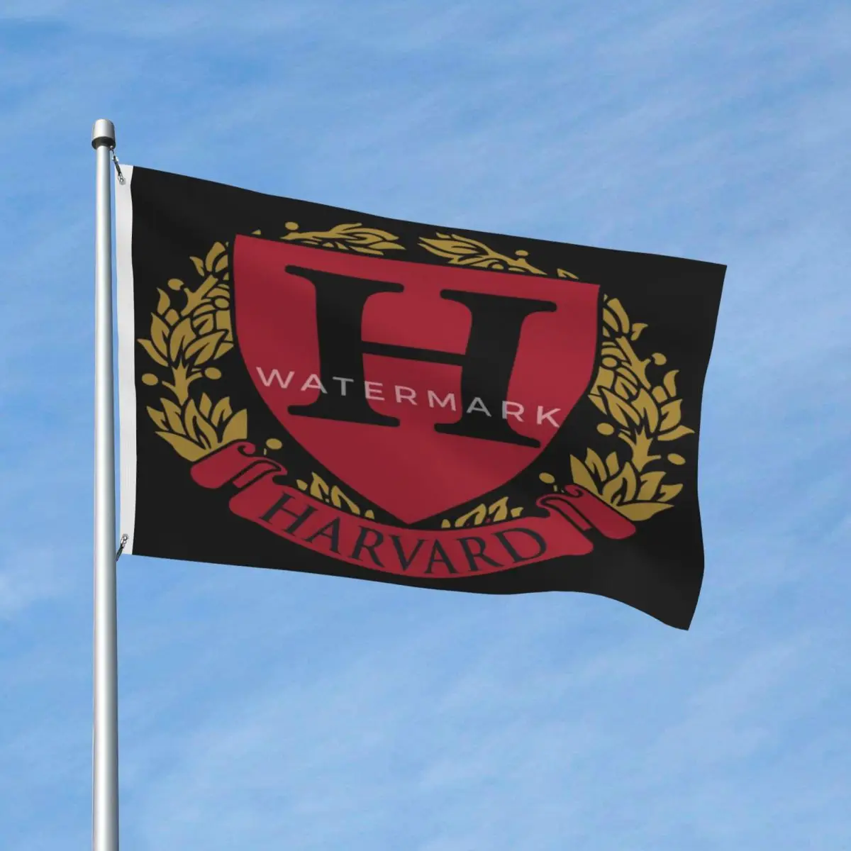 

Harvard University Flag Decor Vintage Easy To Hang Fade Resistant Flowy