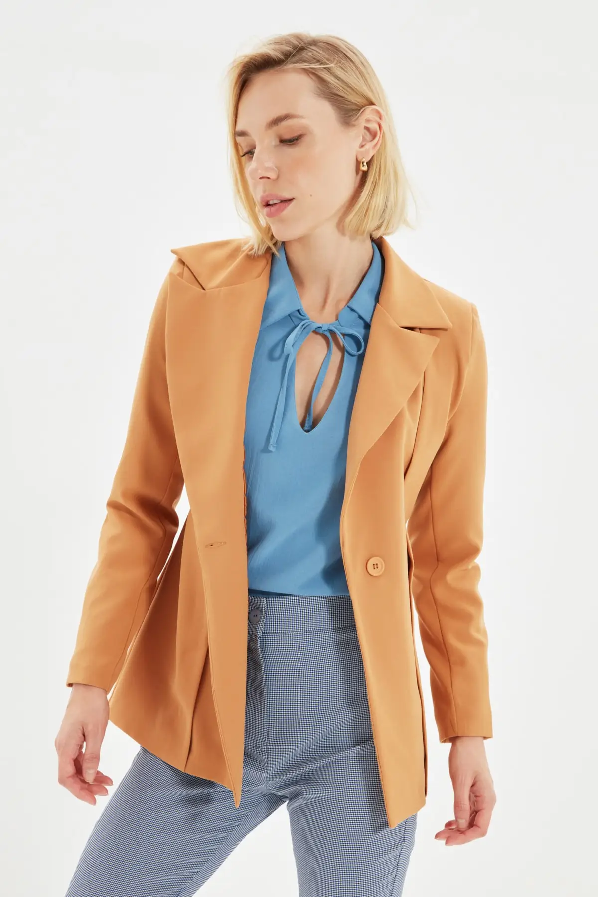 

Trendyol Lacing Detailed Jacket TWOAW22CE0193