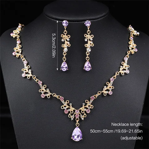 Хрустальные свадебные украшения, набор