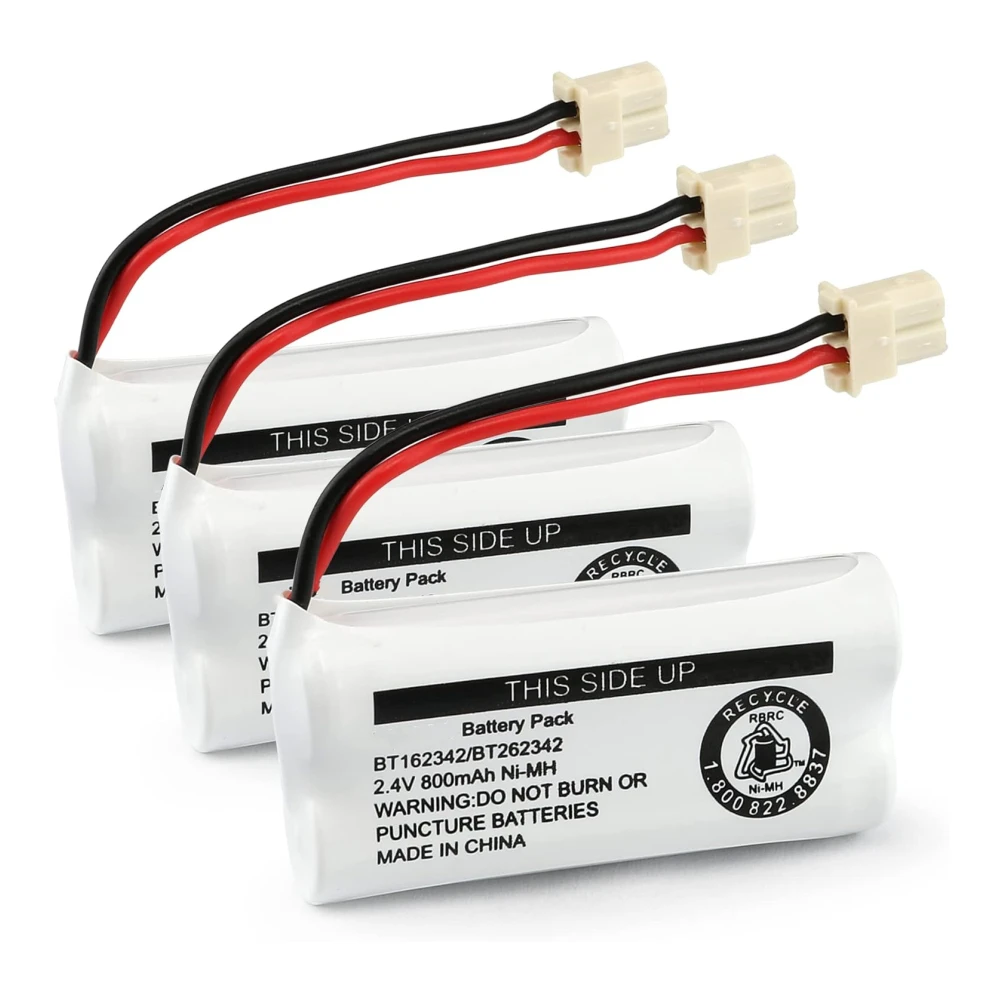 BT162342 BT262342 2 4 v 800mah Аккумуляторы для беспроводного телефона Совместимость с BT183342