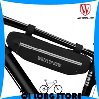 wheel up cycling bicycle bags top tube front frame saddle nylon bag waterproof mtb pouch road triangle pannier bike accessories
