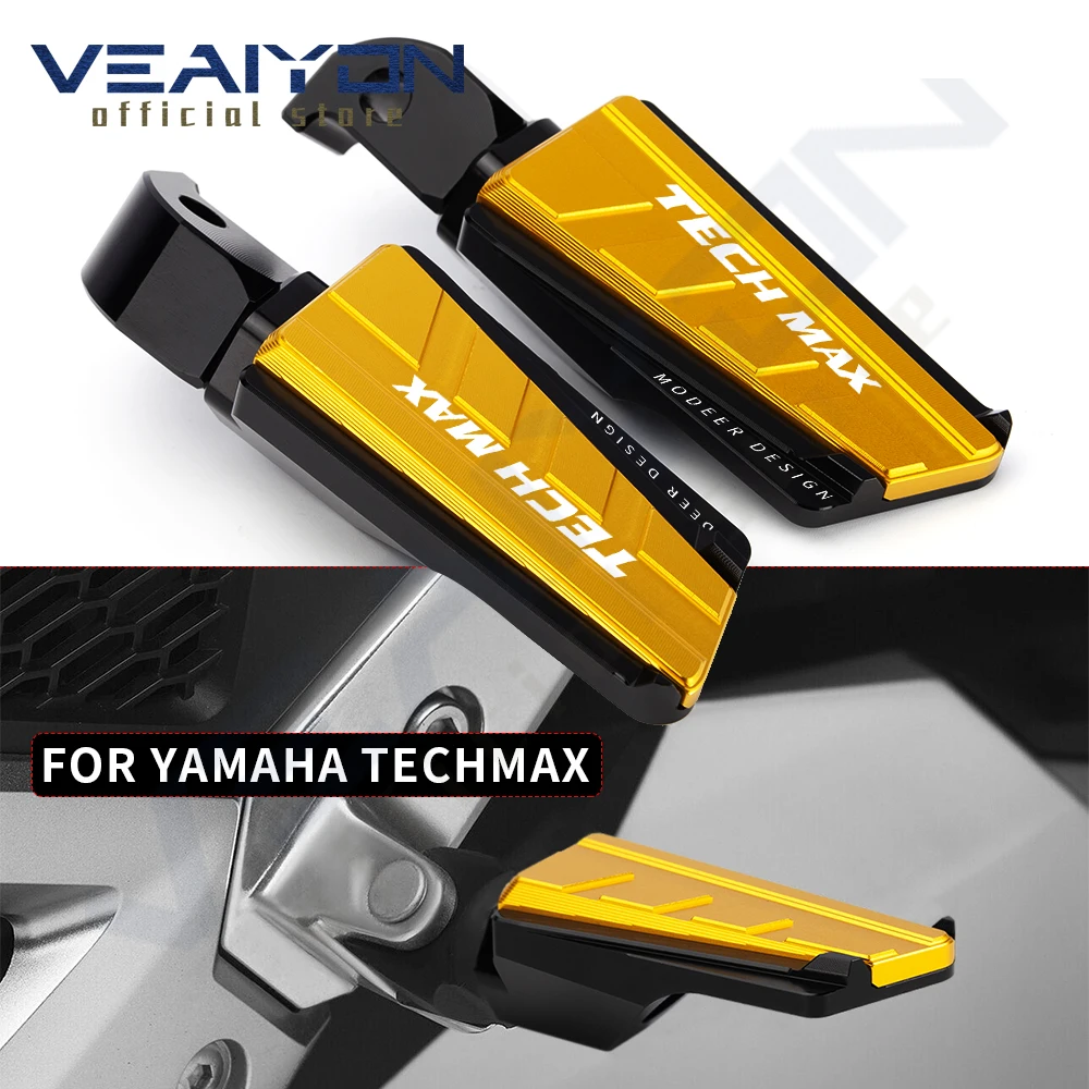 

For YAMAHA TECHMAX TMAX560 TMAX 560 TECH MAX 2020 2021 2022 Motorcycle Accessories Rear Footrest Foot Pegs Foot Rest Pedals