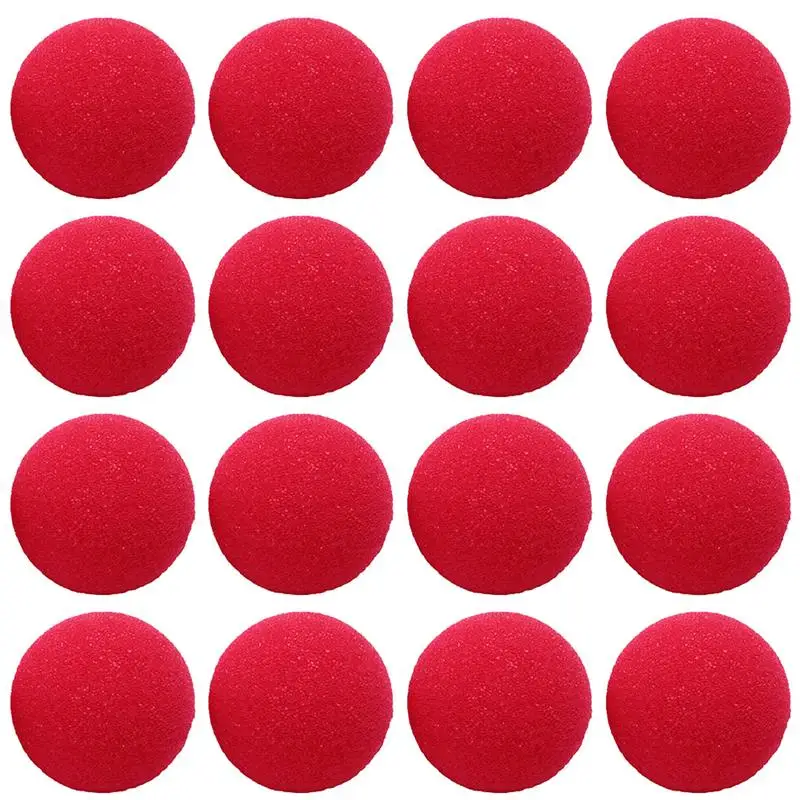 

50pcs Sponge Clown Nose Circus Clown Costume Kids Circus Clown Costume Clown Cosplay Supplies Nose Circus Party Supplies