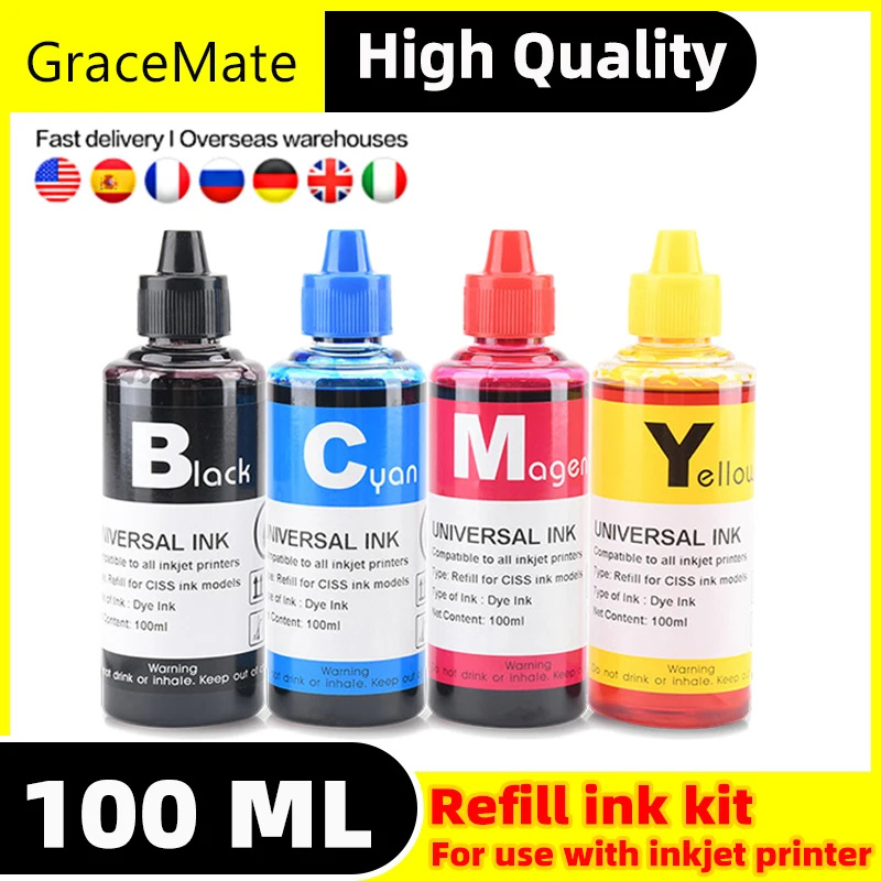 Refill Ink Kit Compatible for Canon PIXMA MP140 MP190 MP210 MP420 IP1800 IP2600 MX300 Printer Ink PG37 CL38 Ink Cartridge Refill