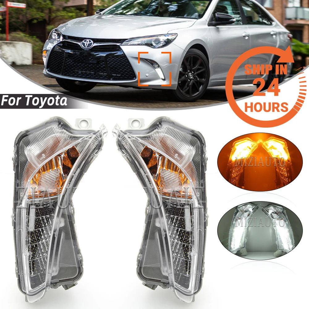 Фонари Противотуманные желтые и белые для Toyota Camry 2015 2016 2017 US