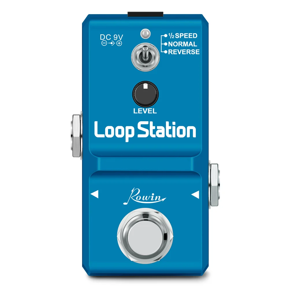 

Rowin LN-332AS Looper 1/2 педаль эффектов для электрогитары с обратным временем, поддержка TF SD-карты, режим записи