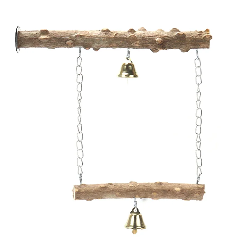 Деревянная подставка для попугая с перечным перцем двухслойная игрушка птицы