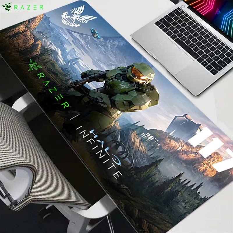 

RAZER Halo Goliathus Speed Mouse Pad XXL Lockedge Large Gaming Accessories Computer Gamer Keyboard Mouse Mat 90X40 Desk Mousepad