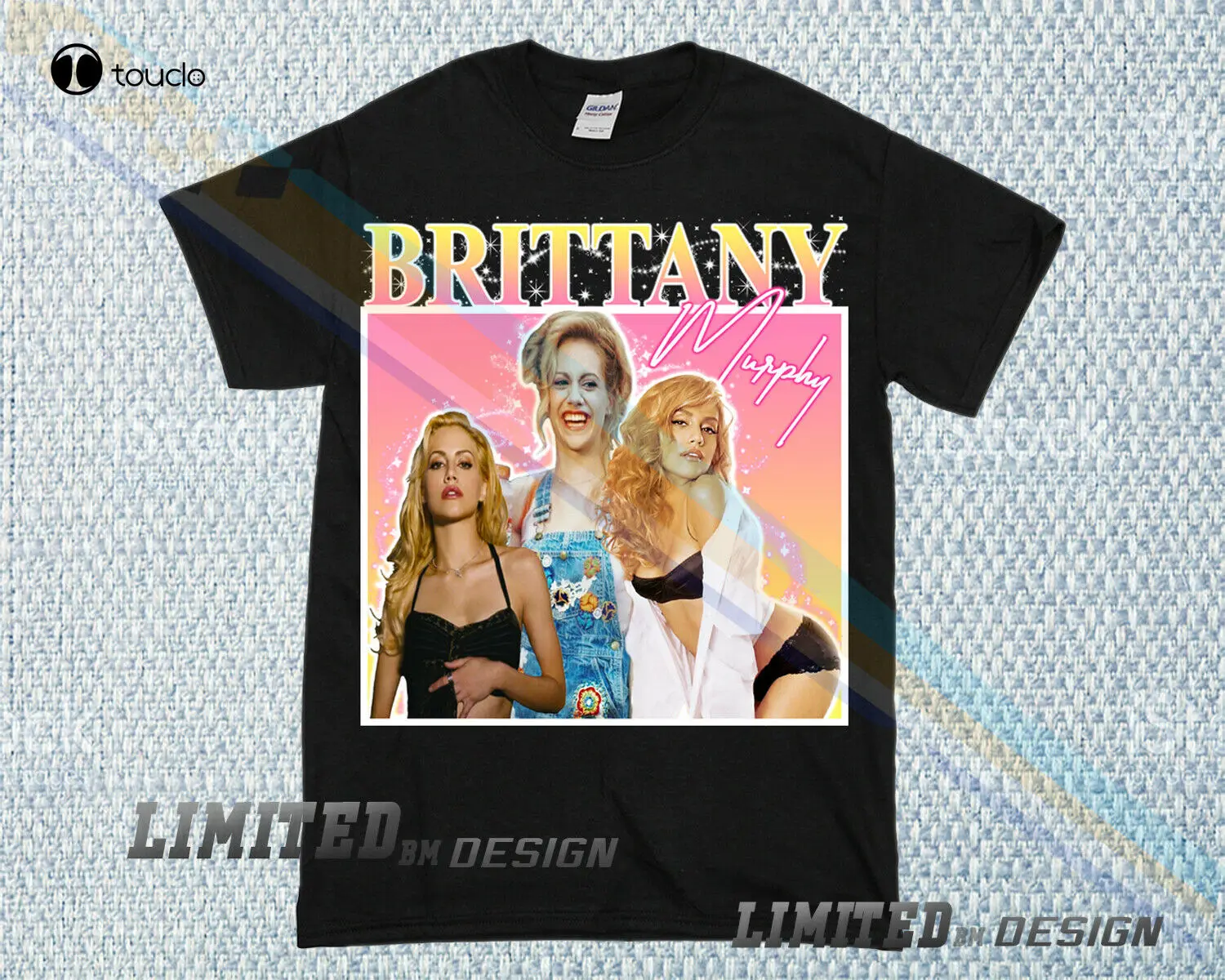 

New T-Shirt Brittany Murphy Hip Hop Rap Tour Limited All Size Cotton Tee Shirt Unisex