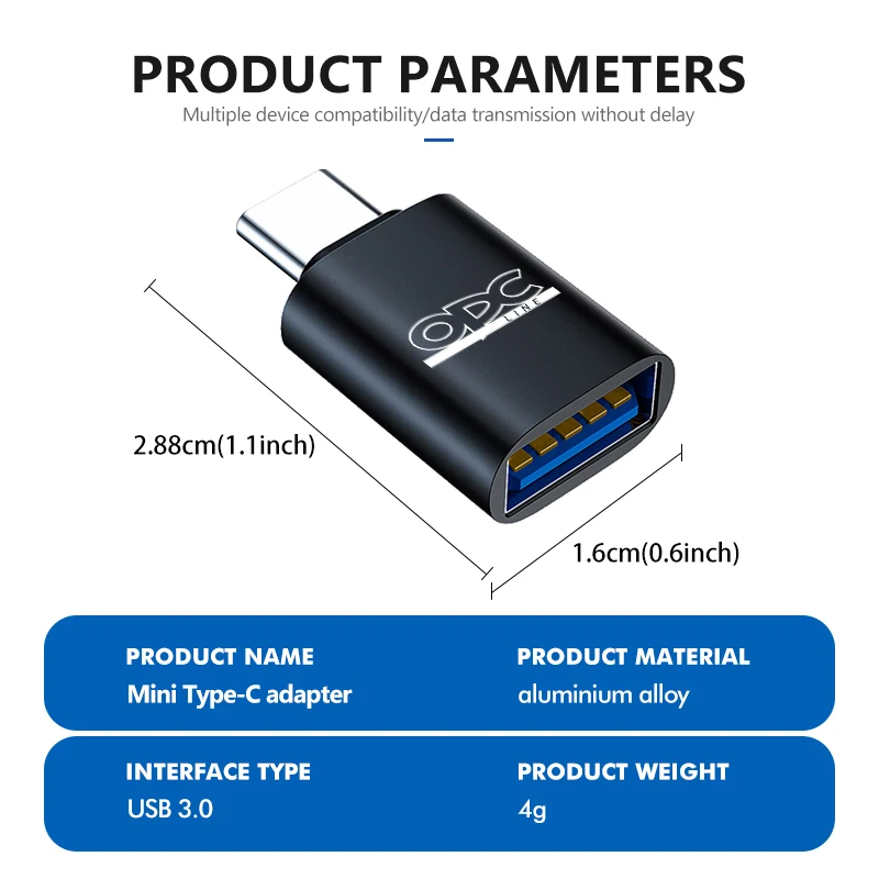 Универсальный автомобильный USB-конвертер Type-C, USB-адаптер 3.0 USB-C (штекер) для Buick Opc Line Regal Lacrosse Encore Enclave Envision Avenir (art.: 3920d8450ea37) - 3920d8450ea37