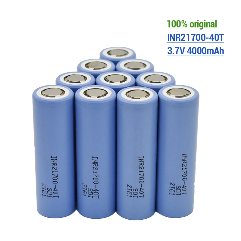 

Free shipping 100% NEW 21700 4000mah 30A 40T 3.7V high discharge/capacity Li-ion rechargeable battery PK 30T
