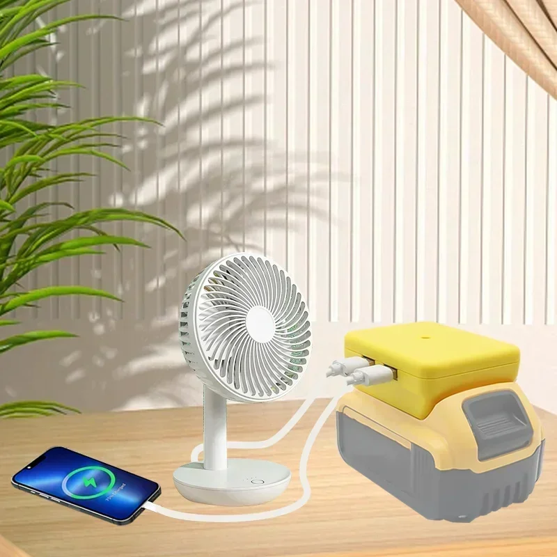 Разъем-адаптер Dual USB Power Bank Зарядное устройство для мобильного телефона DeWalt Milwaukee