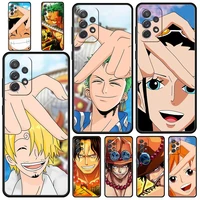 anime one piece luffy than heart for samsung galaxy a51 a71 a41 a31 a21s a11 a01 a03s a12 a32 a52 a13 5g m31 m22 a72 phone case