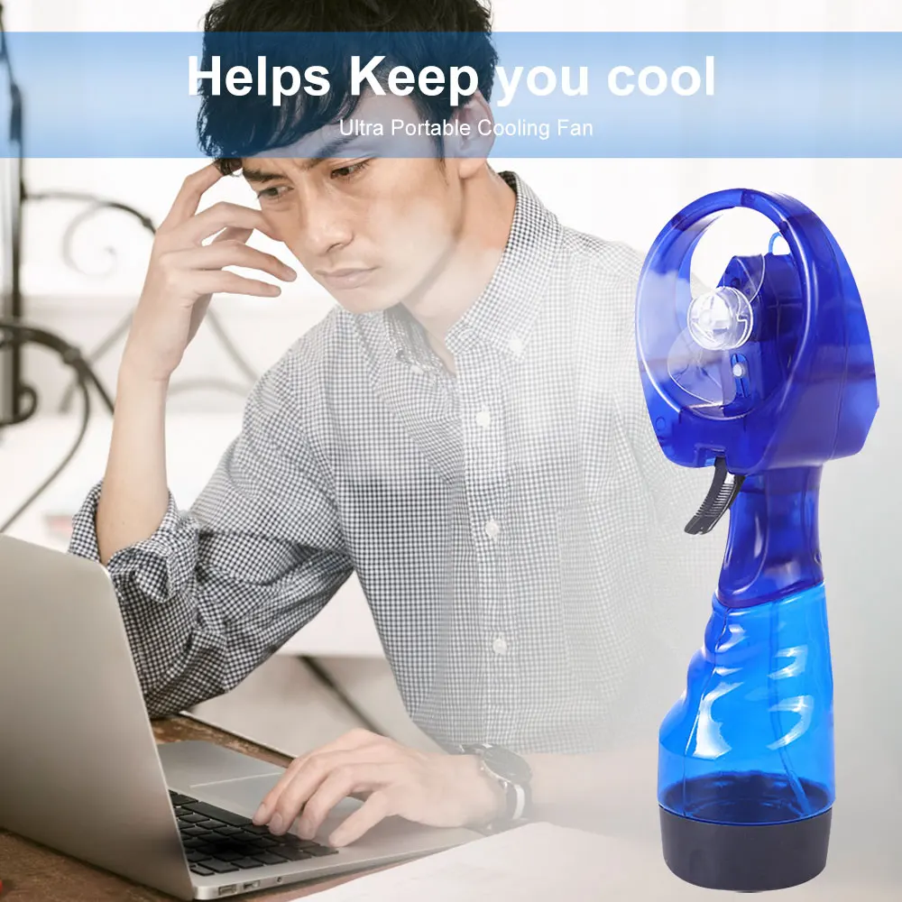 

Large Capacity Humidify Machine Portable Electric Handheld Fan Mini Spray Cold Air Cooling for Outdoor Hiking Travelling Gadgets