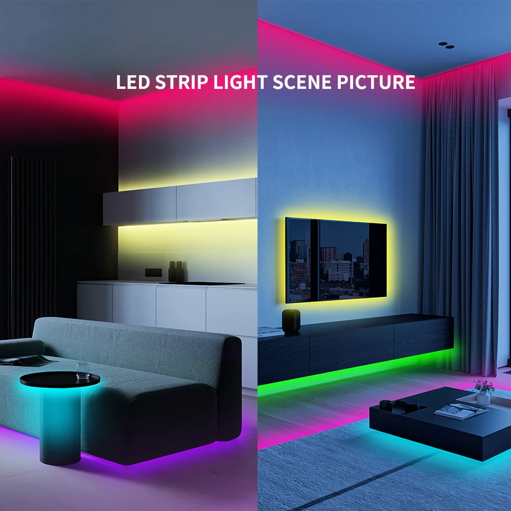 Подсветка для телевизора Светодиодная лента с питанием от USB RGB5050 24-60-дюймового