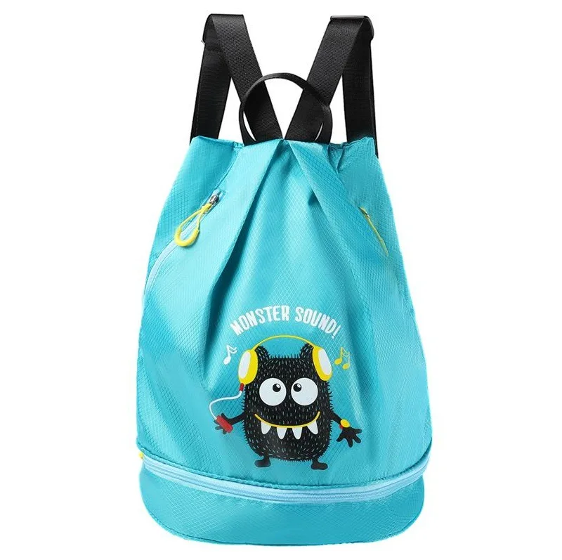 

Влажная и сухая Водонепроницаемая Детская летняя сумка для плавания, рюкзак, детская пляжная сумка для хранения с милым мультяшным принтом,...