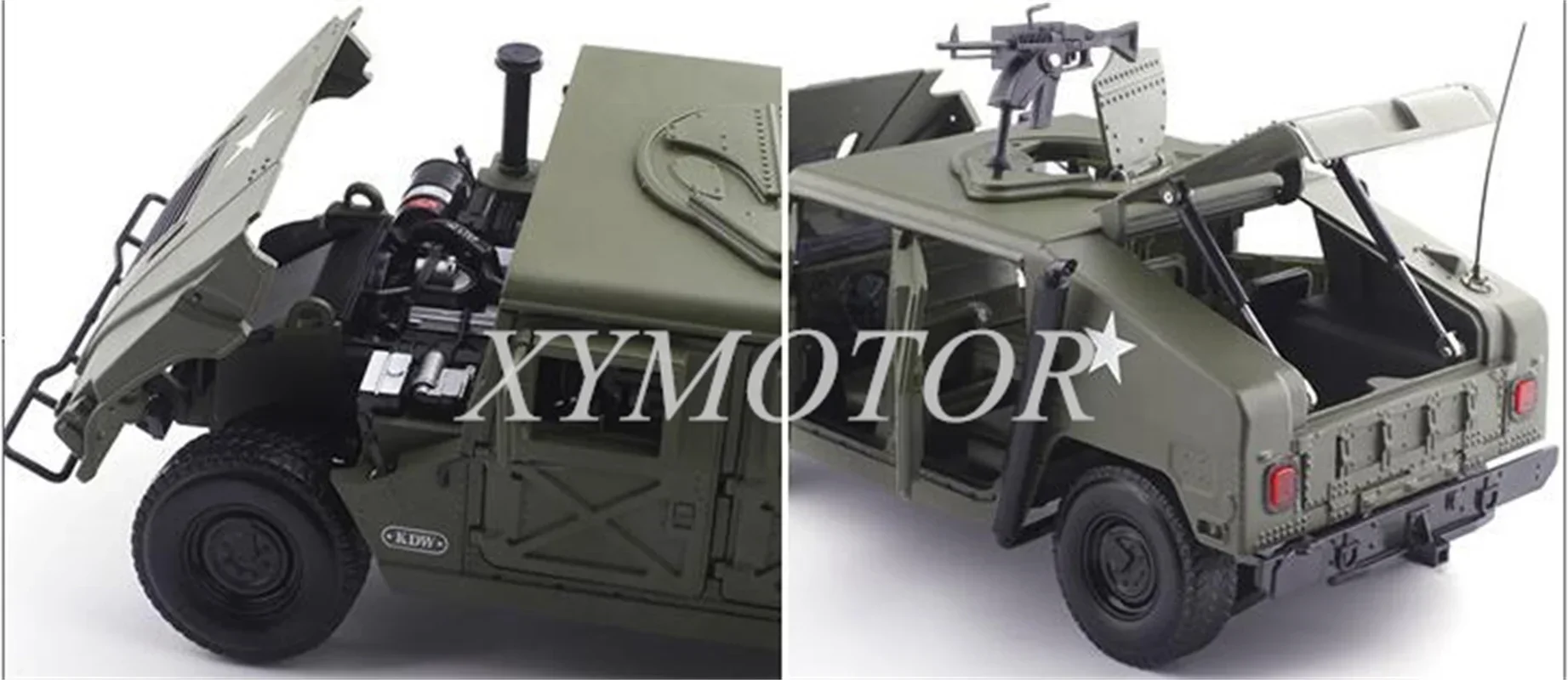 KDW 1/18 для полевых автомобилей Hummer литые под давлением модели из сплава игрушки