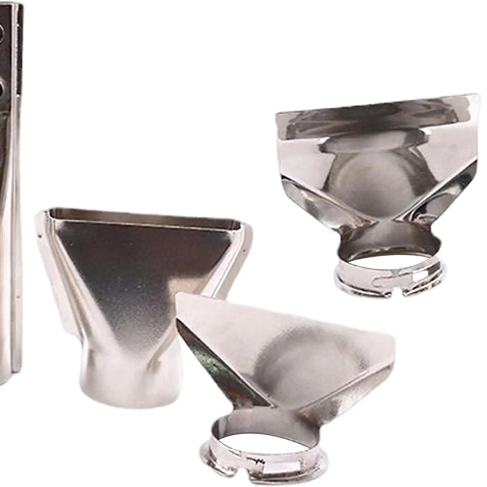 

5 Pieces Practical Hot Air Blower Tools Shrink Wrap Welding Nozzles Heat Nozzle Attachments Steel Nozzles for DIY Shrink Wrap