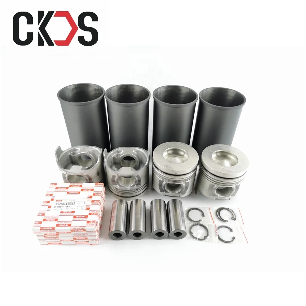 

Top Rank High Quality Japanese Truck Engine Piston Liner Overhauling Kit for Isu-zu 700P Trucks 4HK1 Engine