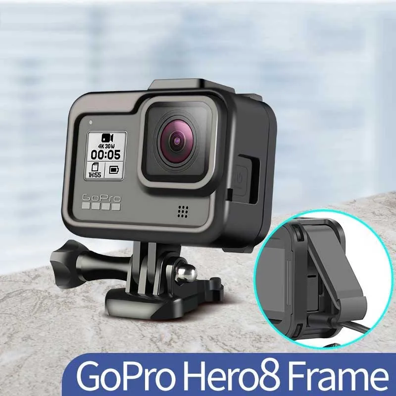 

For GoPro Accessories Protective Frame Case Easy to install Camcorder Housing For GoPro Hero 8 Black Action Camera Accessories