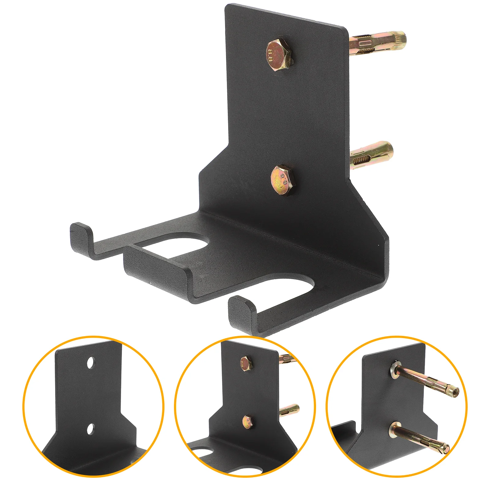 

Creative Dumbbell Pole Hanger Indoor Storage Holder for Barbell Rod with Screws
