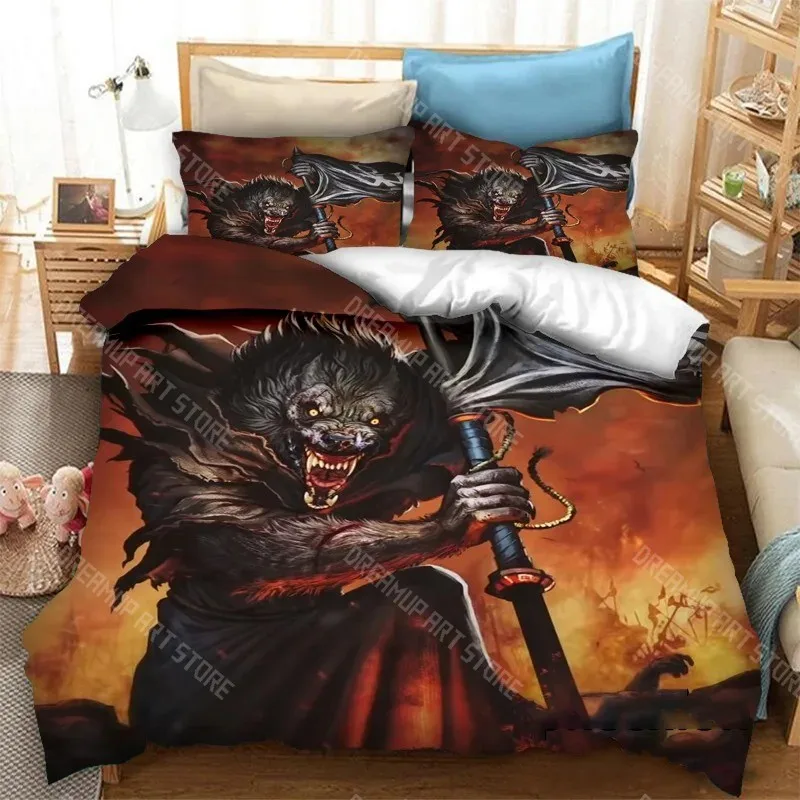 Комплект постельного белья Powerwolf с 3D-печатью для мальчиков и девочек, включая пододеяльник и наволочки, размеры Twin, Queen, King, Full, Single, Double (art.: 3920dc516e839) - 3920dc516e839