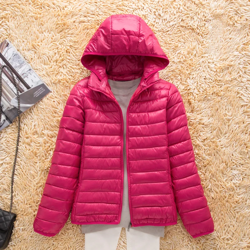 Cotton-padded Jacket women's Short Autumn and Winter Version of Light Down  Slim Cotton-padd