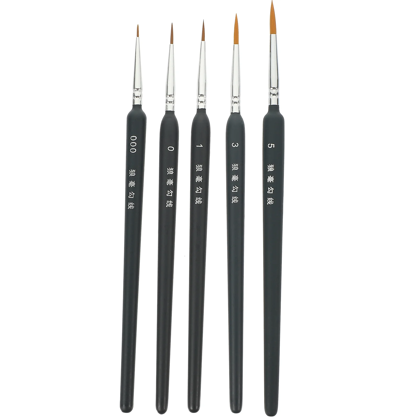 

5Pcs Fine Detail Brush Set Thin Brush Oil Painting Brush Artist Brush