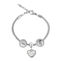 trendy metal luxury brand bangle bracelet woman silver color wristband bangles gift bracelets femme