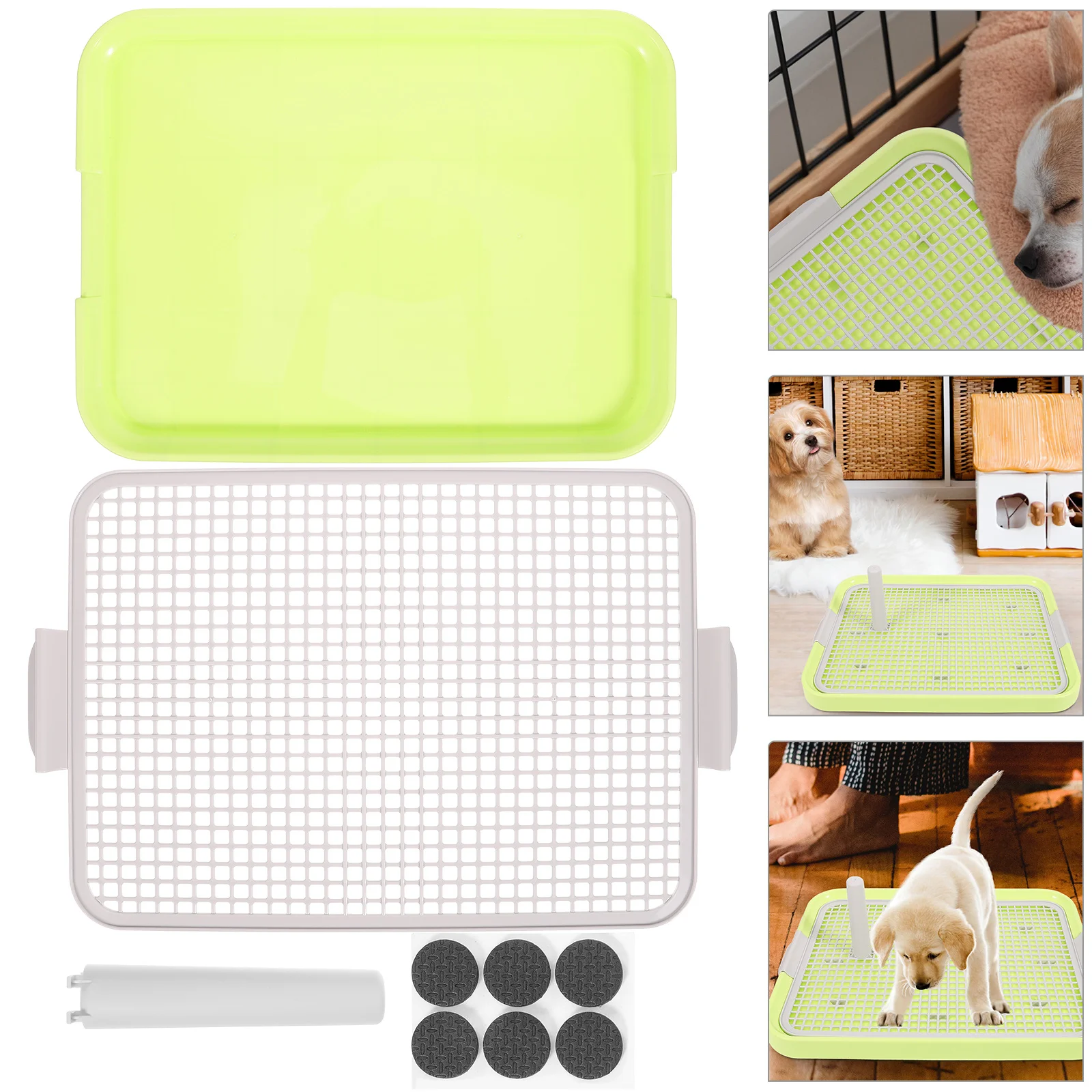 

Pet Toilet Trash Bag Thickened Dog Bathroom Indoor Potties Plastic Mesh Dog Toilet Potty Puppy Grid Training